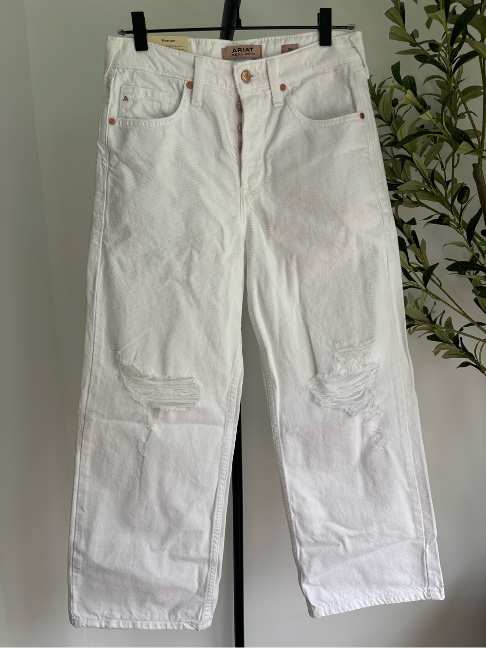 • [ARIAT] High Rise Wide Leg • - Picture 3 of 14